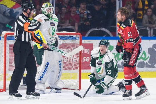 Luleås Juhani Tyrväinen och Färjestads Gustav Rydahl