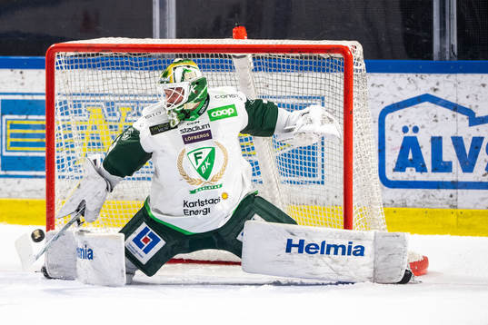 Färjestads målvakt Dominik Furch