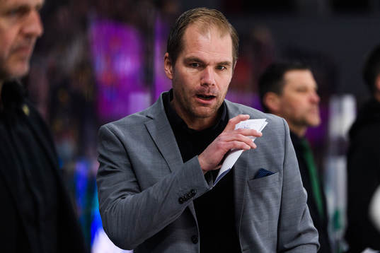 Färjestads tränare Tomas Mitell