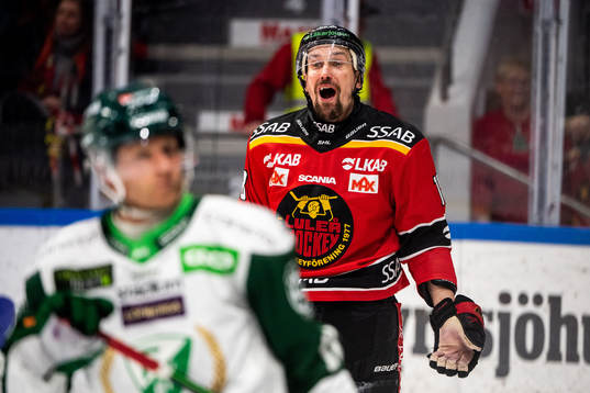 Luleås Sami Lepistö reagerar