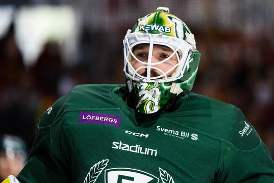 Färjestads målvakt Dominik Furch