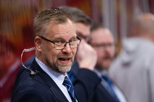 Assistant coach Mikko Manner of Finland