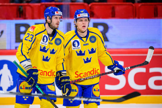 Oliver Ekman-Larsson and Jonatan Berggren of Sweden