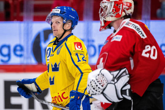 Max Friberg of Sweden looks dejected