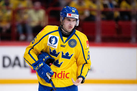 Nils Åman of Sweden in pain