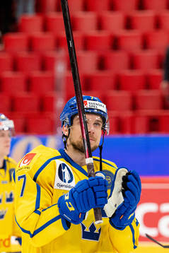 Henrik Tömmernes of Sweden celebrates