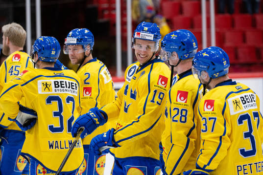 Filip Roos of Sweden celebrates