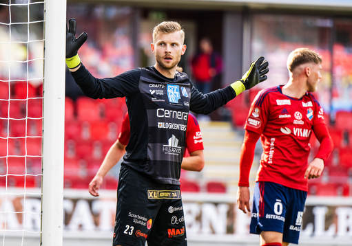 Norrbys målvakt Anton Cajtoft