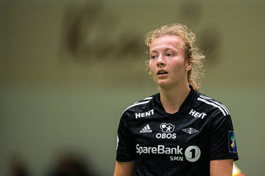 Sara Kanutte Sørensen Fornes of Rosenborg reacts
