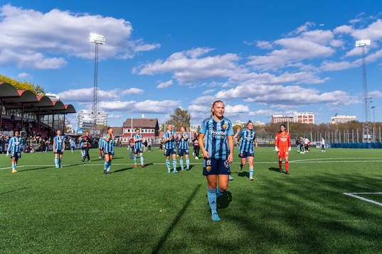 Djurgårdens spelare jublar