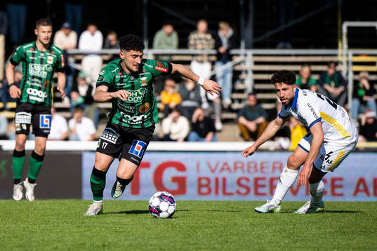 Varbergs Ismet Lushaku och Sirius Moustafa Zeidan