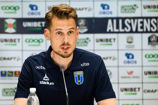 Sirius tränare Daniel Bäckström