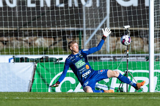 Varbergs målvakt Fredrik Andersson