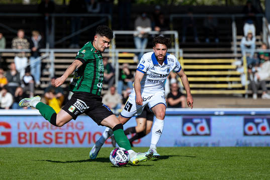 Varbergs Ismet Lushaku och Sirius Moustafa Zeidan