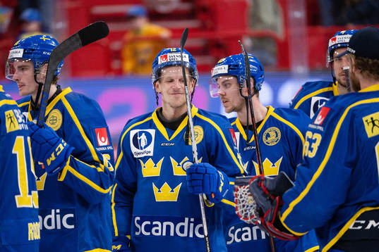 Max Friberg of Sweden celebrates