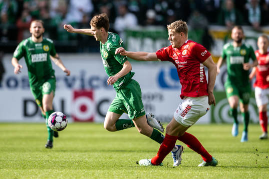 Hammarbys Williot Swedberg och Kalmars Lars Sætra