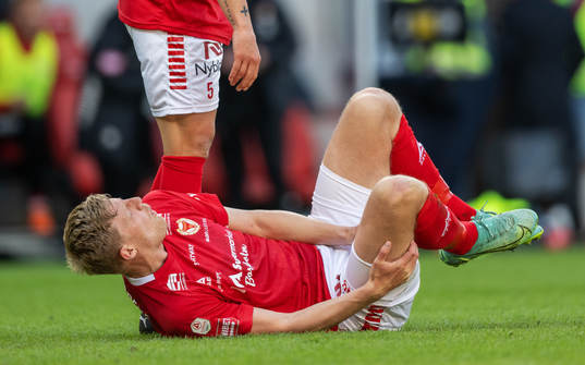 Kalmars Lars Sætra har ont