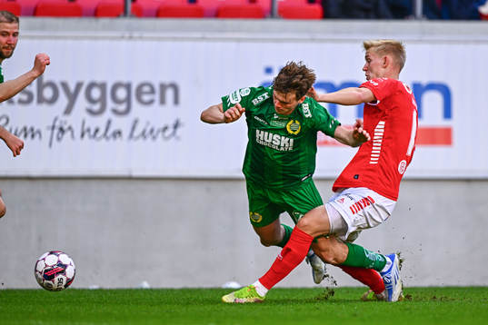 Hammarbys Williot Swedberg och Kalmars Noah Shamoun