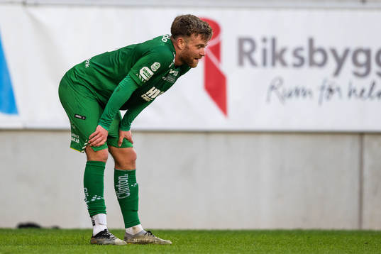 Hammarbys Simon Sandberg deppar