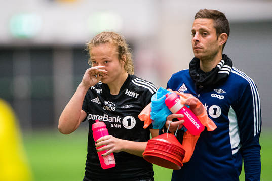 Sara Kanutte Sørensen Fornes of Rosenborg and Robin