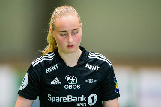 Emilie Bragstad of Rosenborg looks dejected