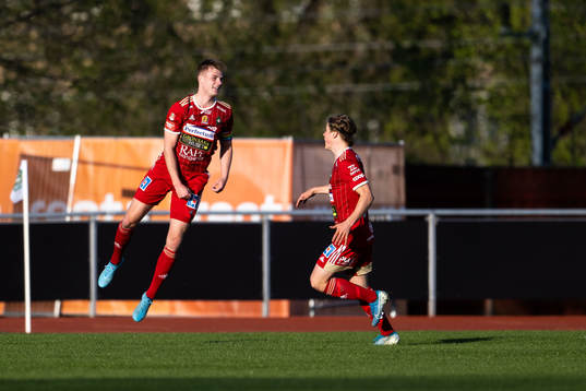 Skövdes Filip Schyberg jublar