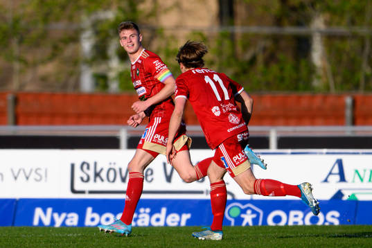 Skövdes Filip Schyberg jublar