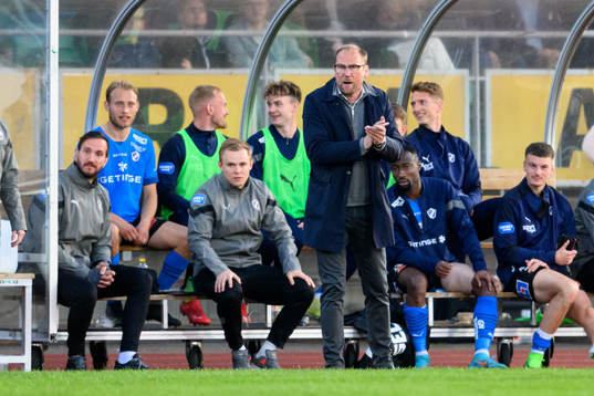 Halmstads tränare Magnus Haglund
