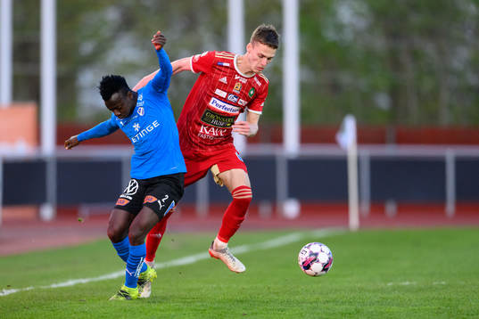 Halmstads Thomas Boakye och Skövdes Villiam Granath