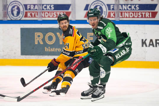 Luleås Brendan Shinnimin och Färjestads Joakim Nygård