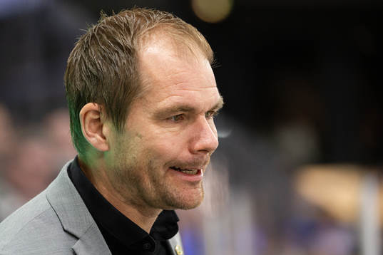 Färjestads tränare Tomas Mitell