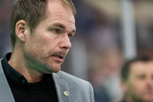 Färjestads tränare Tomas Mitell