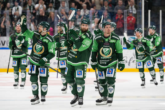 Färjestads Michael Lindqvist, Mikael Wikstrand och Oscar