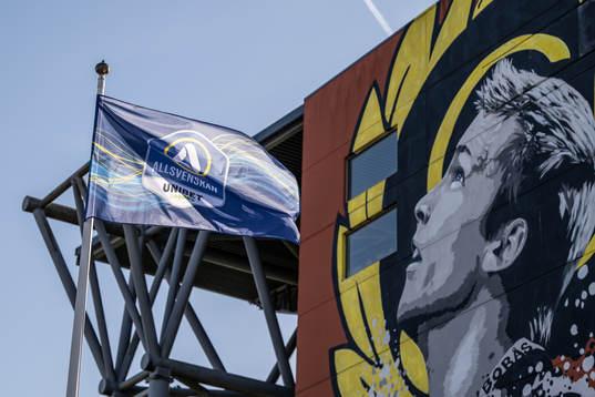 Allsvenskans flagga med Unibet