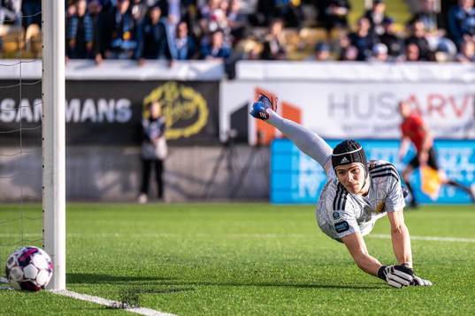 Djurgårdens målvakt Jacob Widell Zetterström
