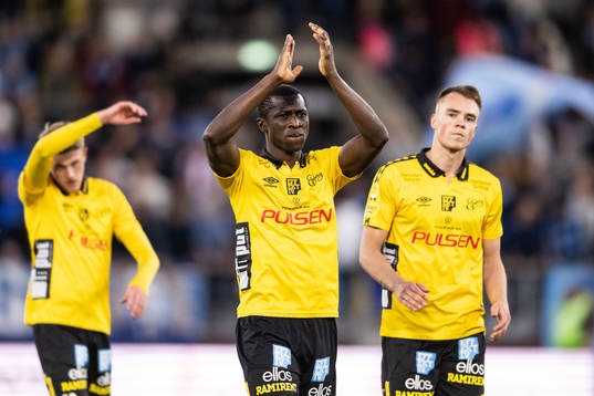 Elfsborgs Maudo Lamine Jarjué tackar publiken
