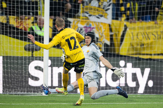 Djurgårdens målvakt Jacob Widell Zetterström