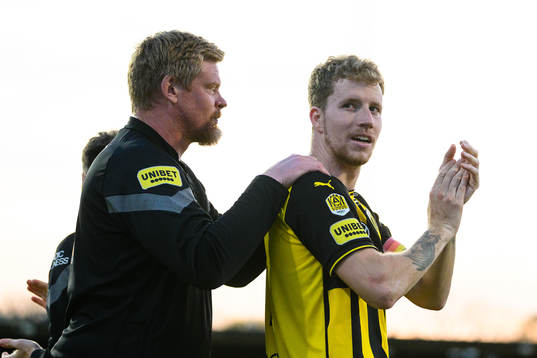 Häckens Samuel Gustafson jublar