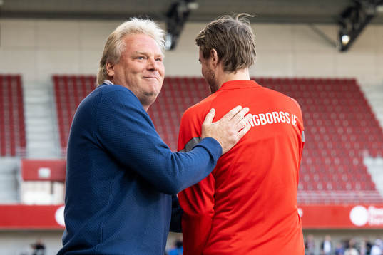 Helsingborgs tränare Jörgen Lennartsson och Rasmus