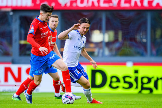 Helsingborgs Armin Gigovic och IFK Norrköpings Jonathan