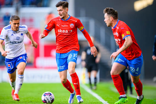 Helsingborgs Armin Gigovic och Viljormur Davidsen