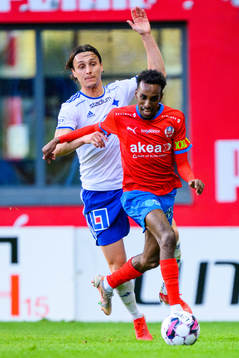 IFK Norrköpings Jonathan Levi och Helsingborgs Taha Ali