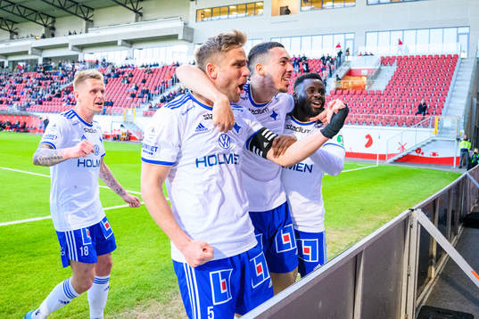 IFK Norrköpings Christoffer Nyman jublar
