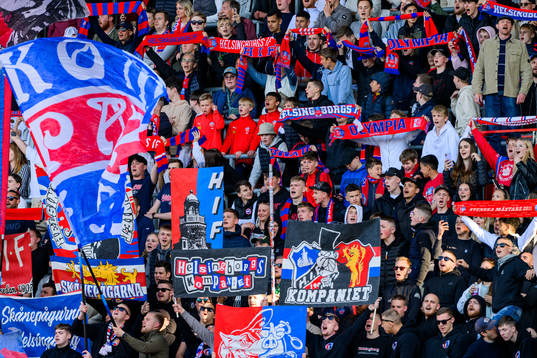under fotbollsmatchen i Allsvenskan mellan Helsingborg och