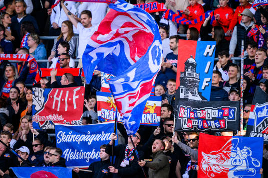 under fotbollsmatchen i Allsvenskan mellan Helsingborg och