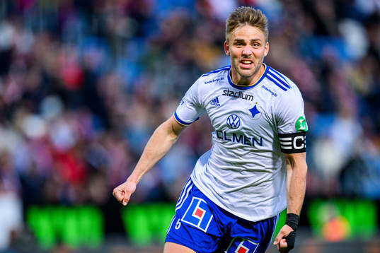 IFK Norrköpings Christoffer Nyman jublar