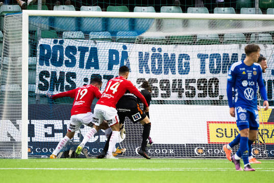 Degerfors Abdelrahman Saidi och Daniel Krezic och