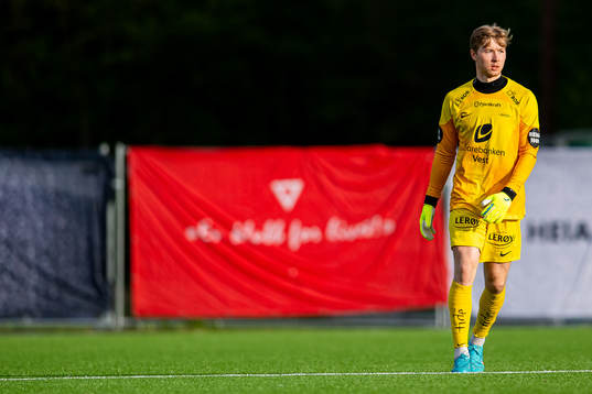Goalkeeper Mathias Dyngeland of Brann