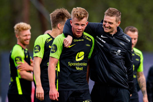 Aune Selland Heggebø and Erik Huseklepp, assistant coach