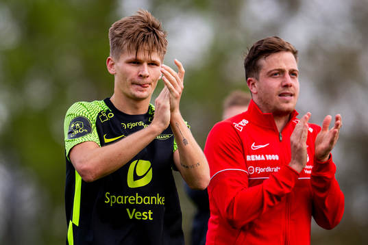 David Møller Wolfe and Frederik Lindbøg Børsting of Brann